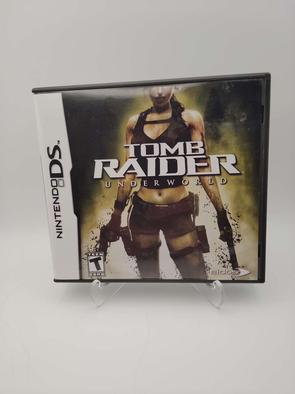 Nintendo DS Tomb Raider Underworld Black & Olive Cover Art